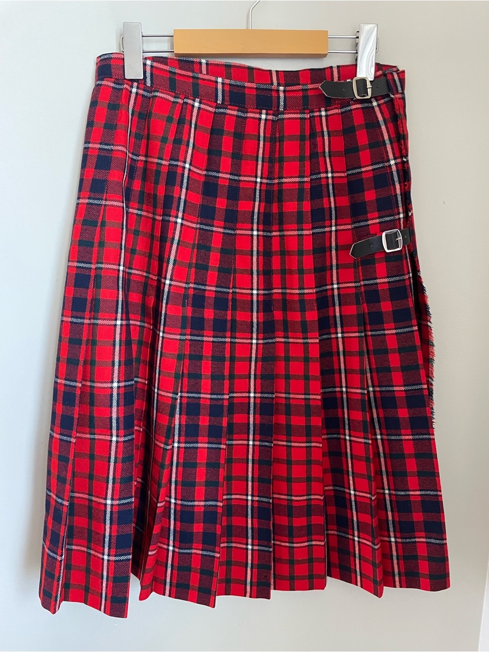 Geoffrey (Tailor) Highland Crafts Pure New Wool Kilt Vintage Scottish Tartan